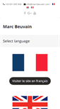 Mobile Screenshot of marcbeuvain.com
